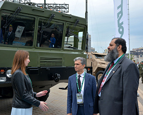 Related photo «‎The ambitious presentation of products of OJSC MZKT at XI International Exhibition of Arms and Military Machinery Milex-2023 has come to a conclusion» №4
