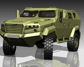 Related photo «‎DEVELOPMENT OF NEW LIGHT ARMOURED VEHICLE MZKT-490101» №1