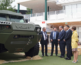 Related photo «‎Prince of Jordan has visited Volat stand at the Eurosatory-2016 exhibition in France» №3