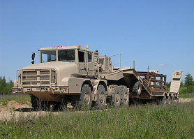 Heavy equipment transporter MZKT-741350+999420+837210