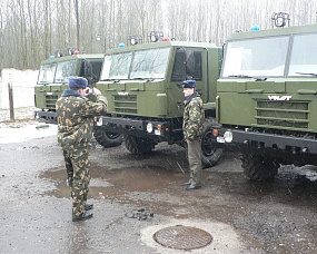 Related photo «‎The first lot of MZKT-500200 chassis delivered to the border troops of the Republic of Belarus» №1