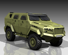Related photo «‎DEVELOPMENT OF NEW LIGHT ARMOURED VEHICLE MZKT-490101» №3