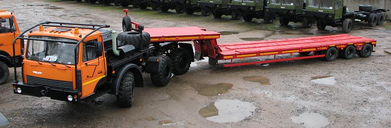 Новый низкорамник для нового тягача