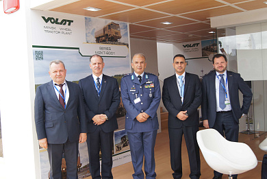Prince of Jordan has visited Volat stand at the Eurosatory-2016 exhibition in France