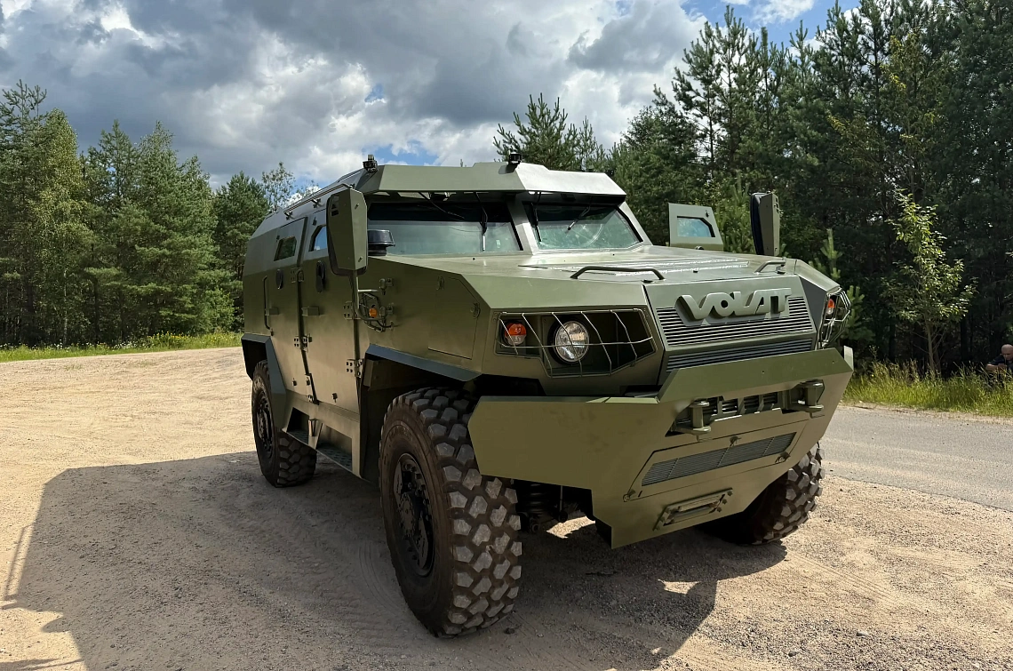 OJSC “MZKT”  IS TESTING A REMOTE-CONTROLLED VEHICLE BASED ON THE MZKT-490100-010 LIGHT ARMORED VEHICLE. 