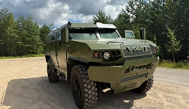 OJSC “MZKT”  IS TESTING A REMOTE-CONTROLLED VEHICLE BASED ON THE MZKT-490100-010 LIGHT ARMORED VEHICLE. 