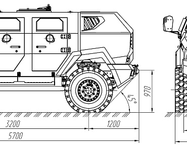 Related photo «‎DEVELOPMENT OF NEW LIGHT ARMOURED VEHICLE MZKT-490101» №7