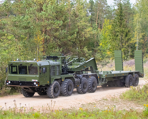 Heavy equipment transporter MZKT-741501+720100, big picture #5