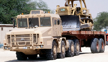 Цягач МЗКЦ-74135 быў высока ацэнены ў ААЭ