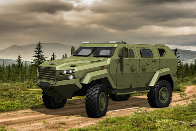 DEVELOPMENT OF NEW LIGHT ARMOURED VEHICLE MZKT-490101