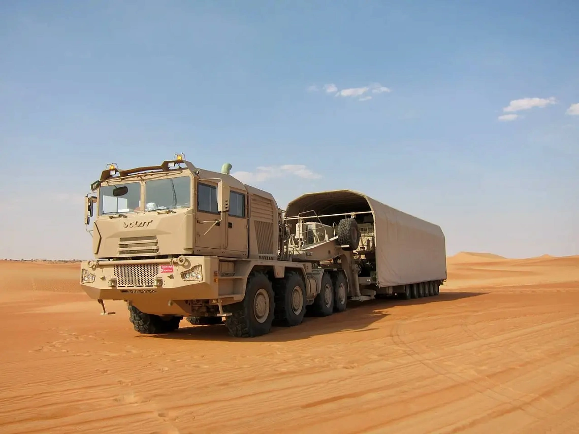 Колесная техника ОАО "МЗКТ" на выставке IDEX-2025