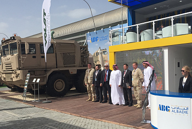 Crown Prince of Abu-Dhabi visited VOLAT stand at IDEX 2017