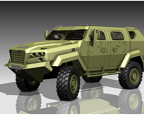 Related photo «‎DEVELOPMENT OF NEW LIGHT ARMOURED VEHICLE MZKT-490101» №2