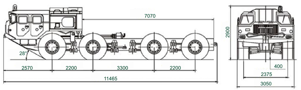 Маз 7410 чертежи