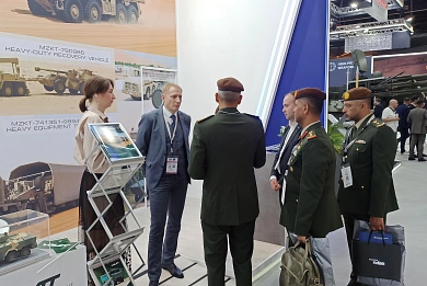 ААТ "МЗКЦ" паспяхова прадставіла прадукцыю VOLAT на выставе IDEX-2025 