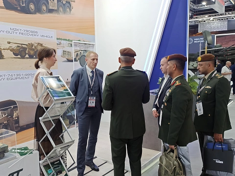 ААТ "МЗКЦ" паспяхова прадставіла прадукцыю VOLAT на выставе IDEX-2025 