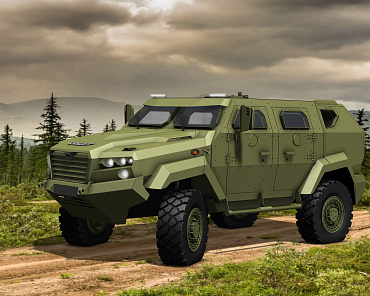 Фото по теме «‎Разработка нового легкобронированного автомобиля МЗКТ-490101» №6