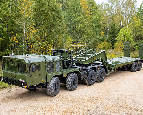 Heavy equipment transporter MZKT-741501+720100, big picture #3