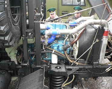 Related photo «‎The first lot of MZKT-500200 chassis delivered to the border troops of the Republic of Belarus» №3